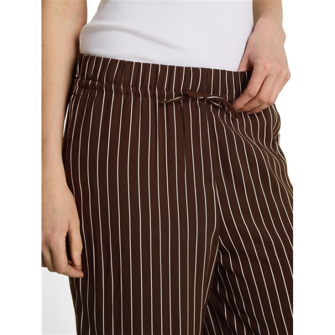 Tom Tailor denim dames palazzo broek 1051556 streep Bruin